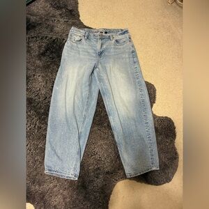 American Eagle Outfitters Light Blue Barrel Jeans